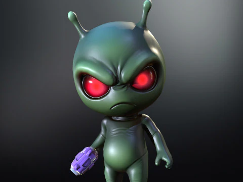 ChibiManiac7Pack1 Modello 3D