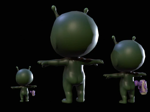 ChibiManiac7Pack1 Modello 3D