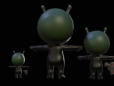 ChibiManiac7Pack1 Modello 3D