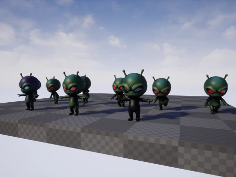 ChibiManiac7Pack1 Modello 3D