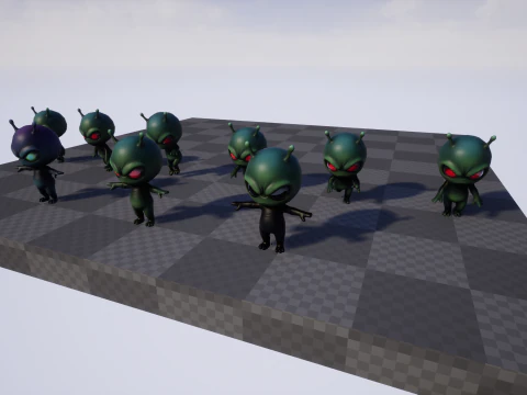 ChibiManiac7Pack1 Modello 3D