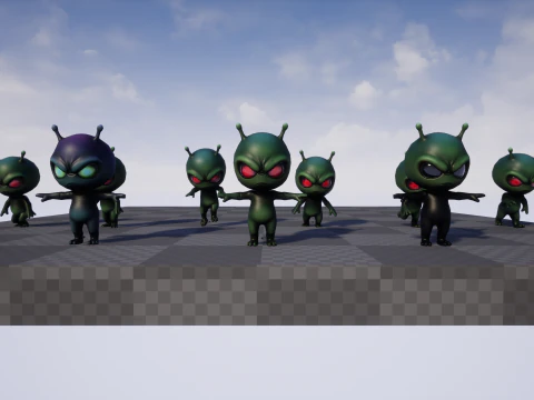ChibiManiac7Pack1 Modello 3D