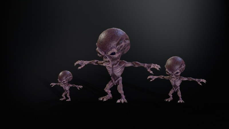 Minimonstruo5Pack1 Modelo 3D .c4d .max .obj .3ds .fbx .stl .blend
