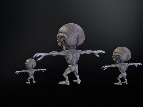 Minimonstruo5Pack1 Modelo 3D