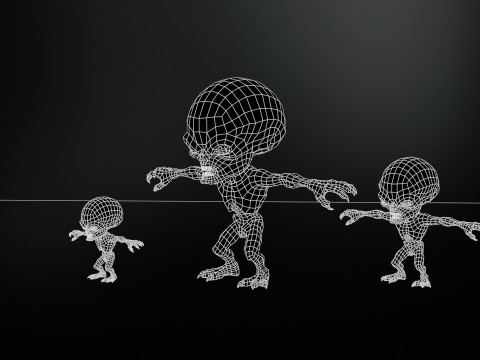 Minimonstruo5Pack1 Modelo 3D