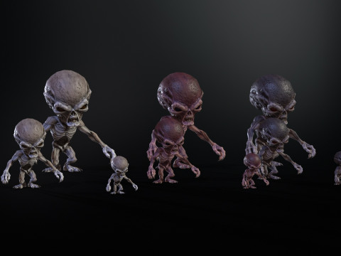 Minimonstruo5Pack1 Modelo 3D