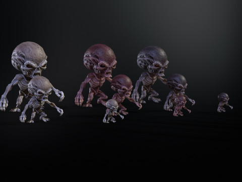 Minimonstruo5Pack1 Modelo 3D