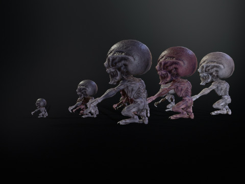 Minimonstruo5Pack1 Modelo 3D