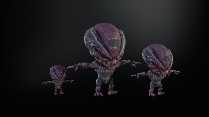 Minimonster6Pack1 3D Модель .c4d .max .obj .3ds .fbx .stl .blend 