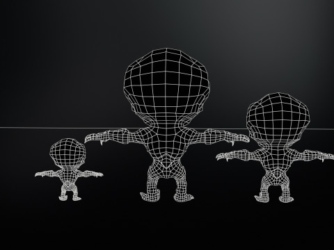 Minimonster6Pack1 3D Модель