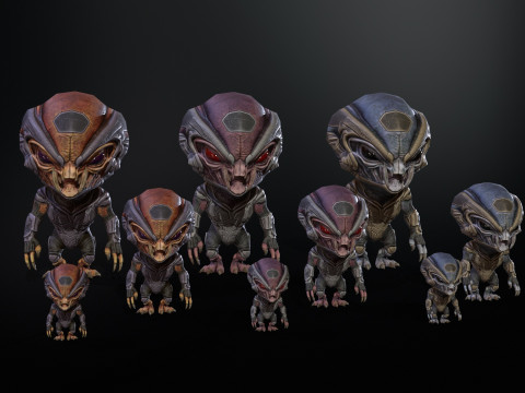 Minimonster6Pack1 3D Модель