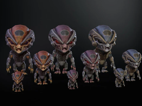 Minimonster6Pack1 Modello 3D