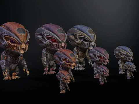 Minimonster6Pack1 Modello 3D