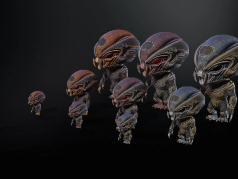 Minimonster6Pack1 Modello 3D