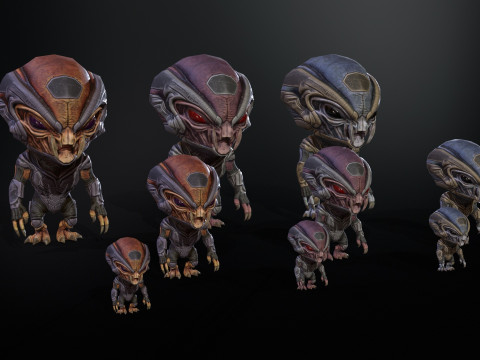 Minimonster6Pack1 3D Модель