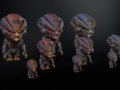 Minimonster6Pack1 Modello 3D