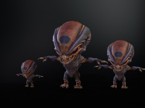 Minimonster6Pack1 3D Модель