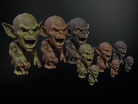 MiniMonster4Pakiet 1 Model 3D