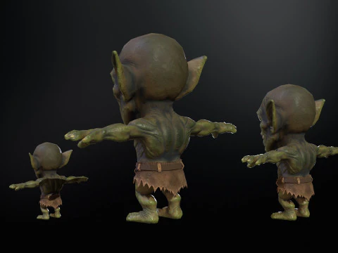 MiniMonster4Pack1 3D Model