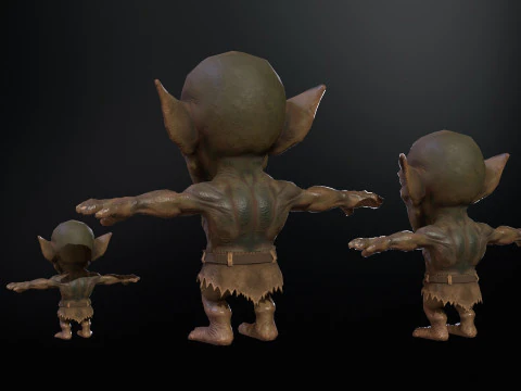 MiniMonster4Pack1 3D Model