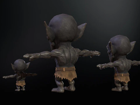 MiniMonster4Pack1 3D Model