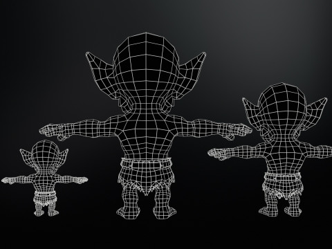 MiniMonster4Pakiet 1 Model 3D