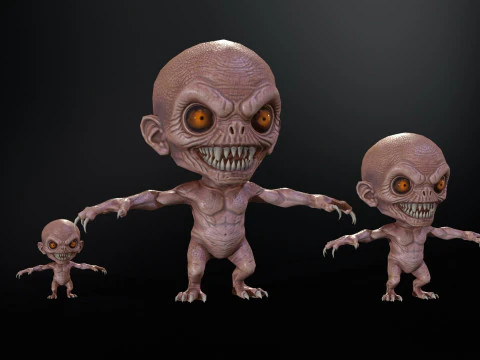 MiniMonster7Pack1 Modelo 3D