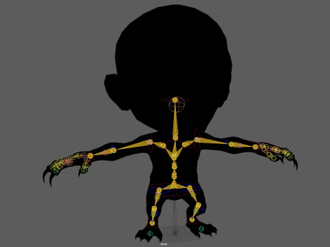 迷你怪物7包1 3D 模型