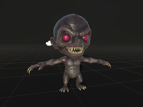 迷你怪物7包1 3D 模型