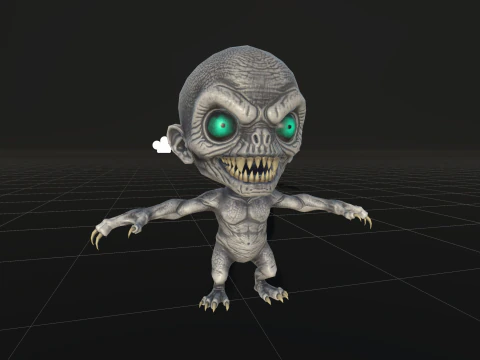 迷你怪物7包1 3D 模型