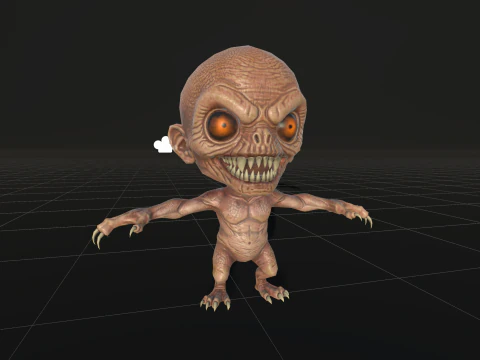 迷你怪物7包1 3D 模型