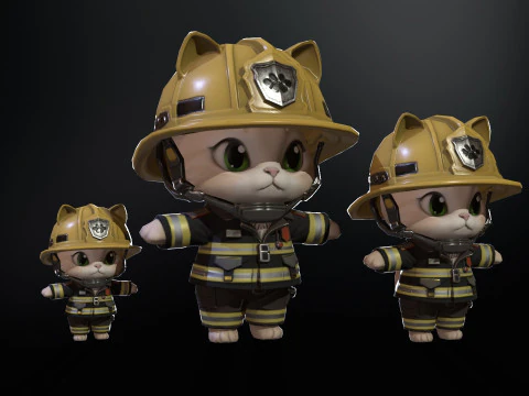 Cats8Pack2 3D Model
