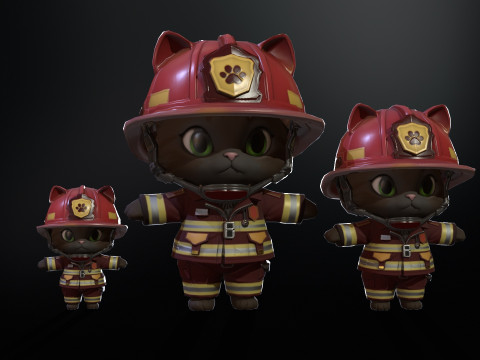 Koty 8 Pakiet 2 Model 3D