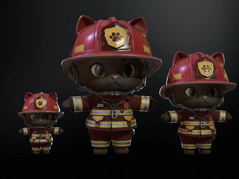 Cats8Pack2 3D Model