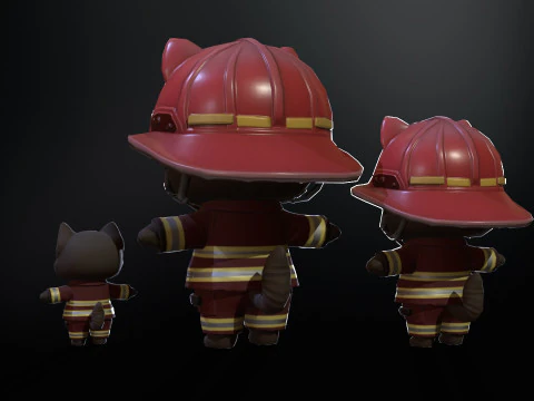 Cats8Pack2 3D Model