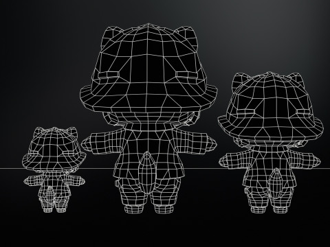 Koty 8 Pakiet 2 Model 3D