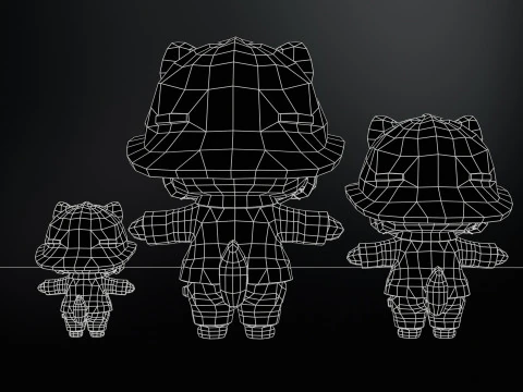 Cats8Pack2 3D Model