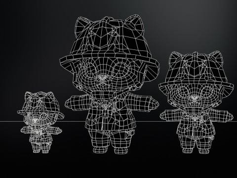 Koty 8 Pakiet 2 Model 3D