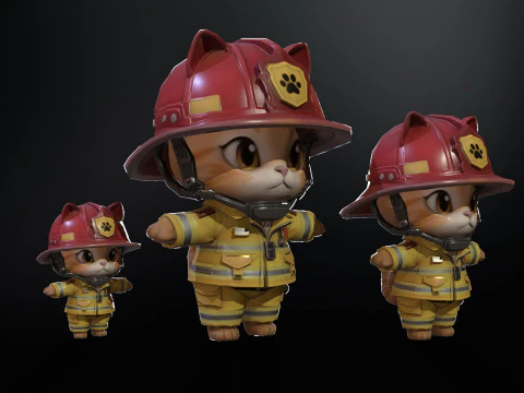 Cats8Pack2 3D Model