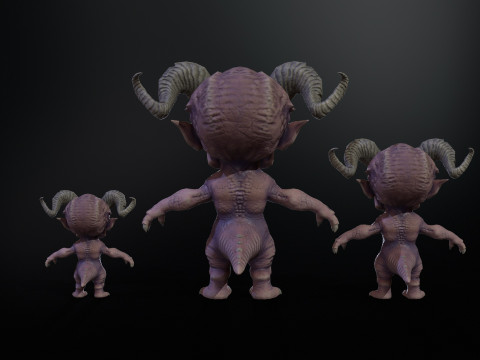 MiniMonster8Pack1 3D Model