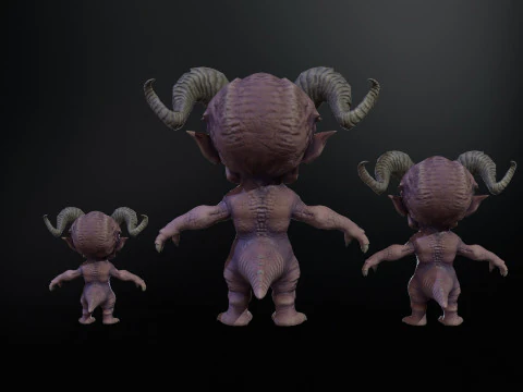 MiniMonster8Pack1 3D Model