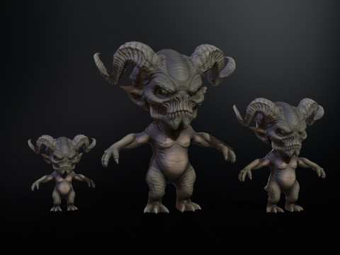 MiniMonster8Pack1 3D Model