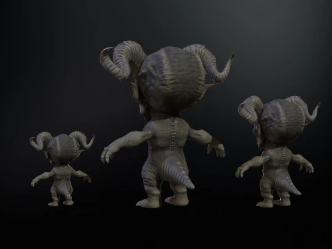 MiniMonster8Pack1 3D Model