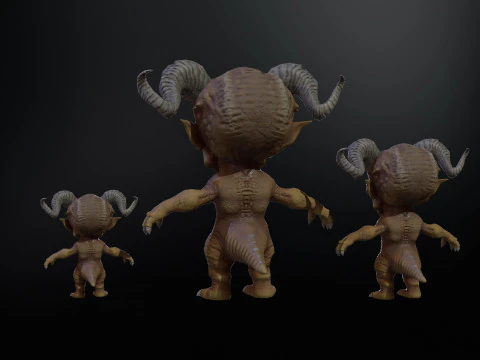 MiniMonster8Pack1 3D Model