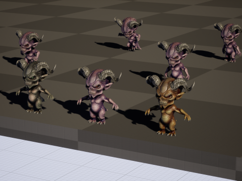 MiniMonster8Pack1 3D Model
