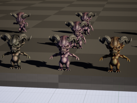 MiniMonster8Pack1 3D Model