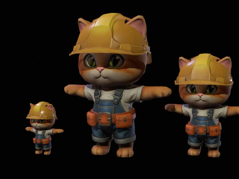 Gatos5Pack2 Modelo 3D