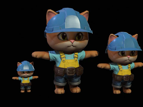 Gatos5Pack2 Modelo 3D