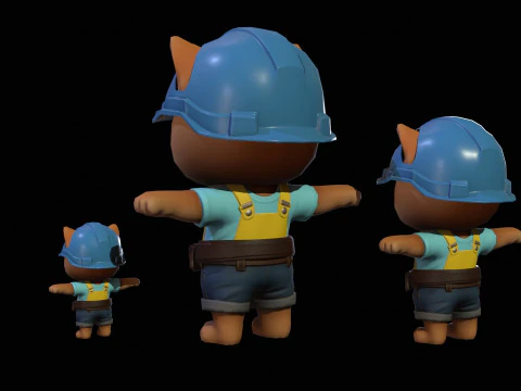 Gatos5Pack2 Modelo 3D