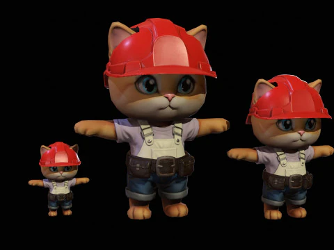 Gatos5Pack2 Modelo 3D